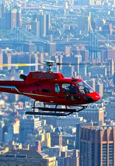 Helicopter flight in your city